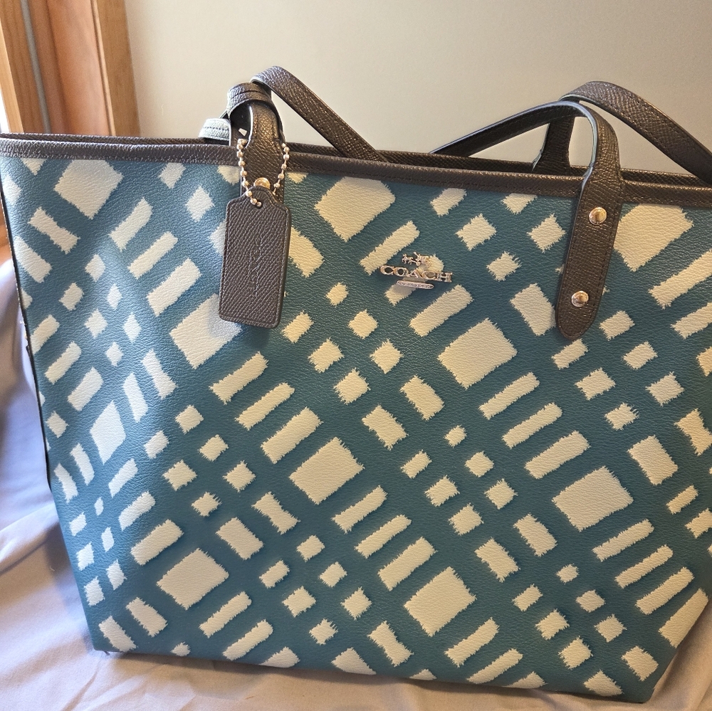 Reversible Coach City Tote
